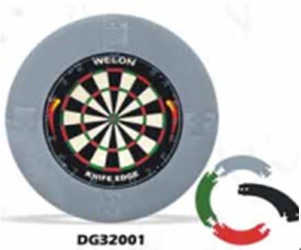 Knock Down Round Dartboard Surround