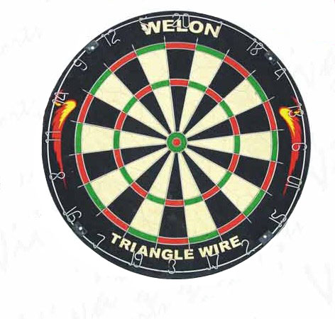 18*1-1/2 Bristle Triangle Wire Dartboard