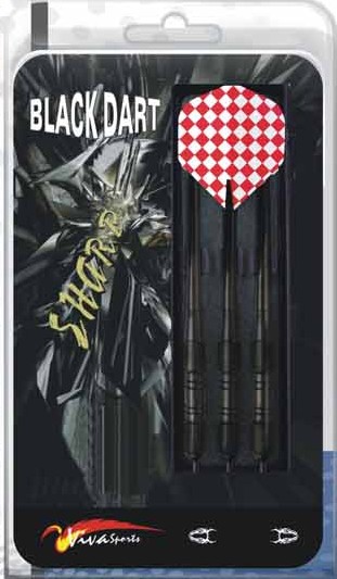 Black Coated Brass Darts (Steel Tip)